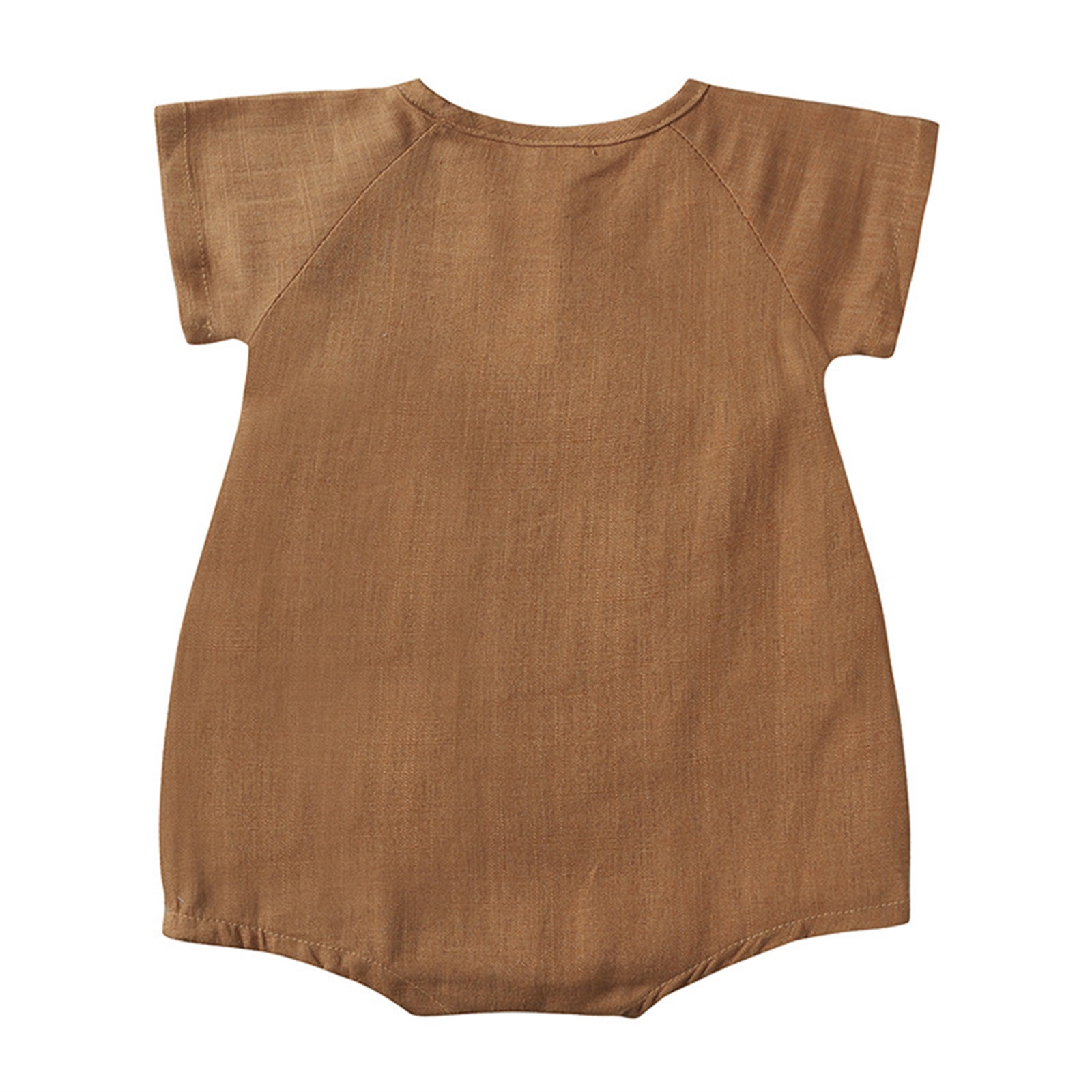 Weebloom Enterizo para Bebé Niño, Bata Kimono de Hilo de Lino, Pijama de Una Pieza para Bebé, Mono para Bebé Niño, 3-6 Meses 4