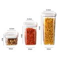 thumbnail image 6 of Cereal Storage Box Large Capacity Transparent Airtight Food Storage Container Sealed Storage Tank Kitchen Organizer, 6 of 7
