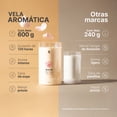 thumbnail image 2 of Vela De Soya Aromática B Life | 600 g | Aroma Pétalos De Rosa | Duración 120 Horas | Cera Para Masaje., 2 of 7