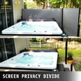 thumbnail image 5 of BENTISM Retractable Side Awning Patio Screen Retractable Fence 63x236inch Privacy Screen, 5 of 10