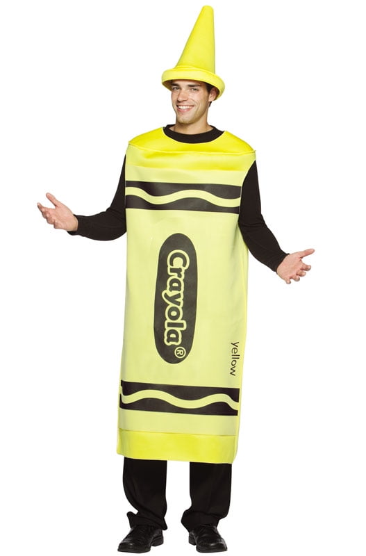 Crayola Costume Yellw Ad Large/Xl Costume