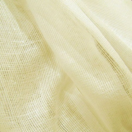 10 Yards Natural Unbleached Tobacco Cloth Cotton Fabric Lightweight for Wedding Decor by Jubilee Creative