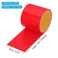thumbnail image 2 of Uxcell Ruban Gaffer, Ruban de Sol Gaffer Imperméable Sans Résidu Non Réfléchissant Facile à Déchirer Rouge 3 Pouces x 11 Yards, 2 of 6