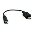 3.5mm Female to Micro-USB Headset Adapter Earphone Jack Converter Supports Hands-free Mic J5W for Pantech Breeze 3 P2030 4 P2050, Ease, Laser P9050, Link II P5000 - image 1 of 3