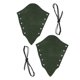 thumbnail image 5 of Conjunto de Muñequera Hugo Disfraz de Cosplay Punk Muñequera de Guerrero para Adulto Verde, 5 of 6