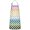 Colorful Gradient Checkerboard, variant on Black and White Small Checkered Pattern Apron-Garden Aprons for Women with Pockets-Cotton Linen Waterproof Kitchen Cooking Gardening Aprons Adjustable for Kitchen,Cooking,BBQ and Salon 33x27 Inch