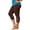 Coffee, variant on TEAJOPSUU Women's Capris Stretchy Leggings Athleisure Slim Fitted Workout Cropped Elastic High Waisted Yoga Pants Coffee
