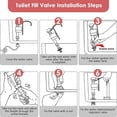 thumbnail image 4 of Toilet Float Replacement Kit, Universal Toilet Flusher Replacement Kit and 2 Inch Toilet Flapper Rep, 4 of 5