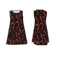 thumbnail image 7 of Goofa Hot Chili for Summer Dresses for Women – Beach Floral Sundress, Casual Pockets Boho Tank Dress for Hot Days, 7 of 7
