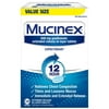 Mucinex 12-Hour Chest Congestion Expectorant Tablets 120 count .