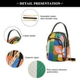 thumbnail image 4 of FORMRS Crossbody Bag for Women Quilted Travel Shoulder Cell Phone Purse with Chain Strap Handbag, Abstract Plants, 4 of 7