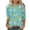 Green*1, variant on Yxbdin Plus Size Easter Egg Shirt for Women 3/4 Sleeve Cute Bunny Graphic Tee Funny Spring Eggs Printed Crew Neck T Shirts Brown M