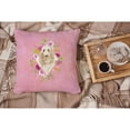 thumbnail image 4 of Spinone Italiano Pink Flowers Fabric Decorative Pillow, 4 of 4