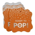thumbnail image 3 of Inkdotpot Pack Of 50 Ready To Pop Baby Shower Paper Tags DIY Craft Bracket Shape Real Silver Foil Hang Tags, 3 of 7