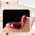 thumbnail image 1 of EGNMCR Mouse- Pad Tapis de Souris Lèvres Rouges Charmant Femme Dame Bouche Décoratif Mousepad Déco Maison pour Ordinateurs Portable Bureau 7.9X9.5 Pouces, 1 of 2