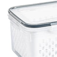 thumbnail image 3 of Panier de rangement transparent pour fruits et légumes, 850 ml, pour la cuisine, 3 of 4