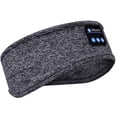 thumbnail image 1 of Diadema Bluetooth Gris para Dormir y Deportes, Turbante con Música, 1 of 6