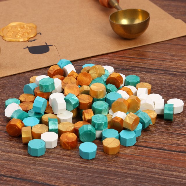 Cuadros Decorativos 100 Uds. Sello de cera para sellar cuentas de píldoras para hacer sobres de cera para sellar bodas Ndcxsfigh Nuevos Originales