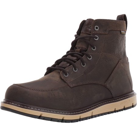 KEEN Utility Mens San Jose 6 Soft Toe Waterproof Wedge Work Shoe