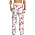 thumbnail image 3 of Cute Tropical Pink Flamingos Men'S Pajama Pants Soft Sleep Lounge Pants Pjs Bottoms With Pockets Xx-Large, 3 of 6