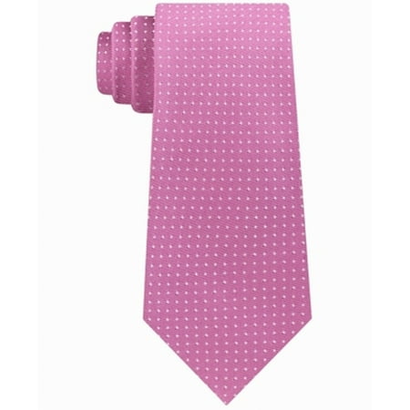 Kenneth Cole Reaction Men's Modern Pindot Slim Tie Pink Size Regular