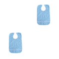 thumbnail image 1 of Vogacara Babero para adulto Servilleta protectora Delantal de ayuda Paño protector para la hora de comer Flor azul Type1 NO1 Vogacara CBP273135, 1 of 5