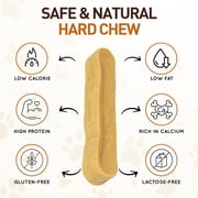Wildfang® 1 Yak Cheese Dog Chew (M) – Long-Lasting Himalayan Treat for Small Dogs & Puppies – Natural, Odor-Free, Non-Splintering – Supports Dental Health