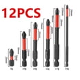 thumbnail image 6 of 12PCS Long S2 Steel Screwdriver Bits PH2 Phillips Bits, Compatible with Corded and Cordless Drills, 6 of 7