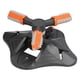 thumbnail image 2 of Aspersor de agua para césped, dispositivo de riego automático de flores, aspersor de tres puntas para riego de jardín, riego de jardinería, color naranja, 2 of 8