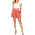 thumbnail image 6 of Moa Collection Women's Casual Lightweight Elastic Waist Loose Fit Shorts for Women, 6 of 6