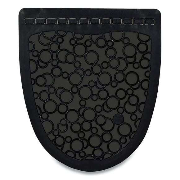 Tapis d'Urinoir Protection Sol Très Absorbant Neutralise les Odeurs Antidérapant Longue Durée Fabriqué aux États-Unis 6 Pack en Noir