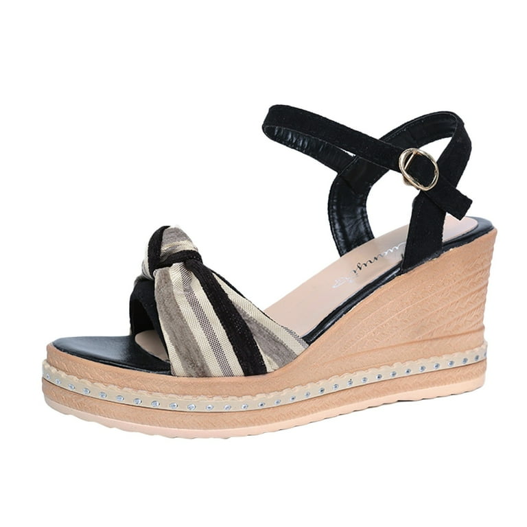 adviicd Clear Sandals Shoes Women s Barton Wedge Sandal Walmart