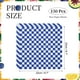 thumbnail image 2 of Uxcell 150 Pcs Hojas de Papel Encerado para Alimentos, Hojas de Papel de Envoltura a Prueba de Grasa de 8.7 x 8.7 Pulgadas, 2 of 7