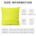 Bybiment 1 Pack Plush Throw Pillow Cover, Gold Yellow Gradient Abstact