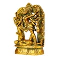thumbnail image 3 of Brass World Brass Kali Maa Murti | Goddess Maha Kali Ten Arms Mahakali Kalika Maa Statue Sculpture Idol Murti Decor (Height 6.5 Inches Weight 1.5 Kg), 3 of 5