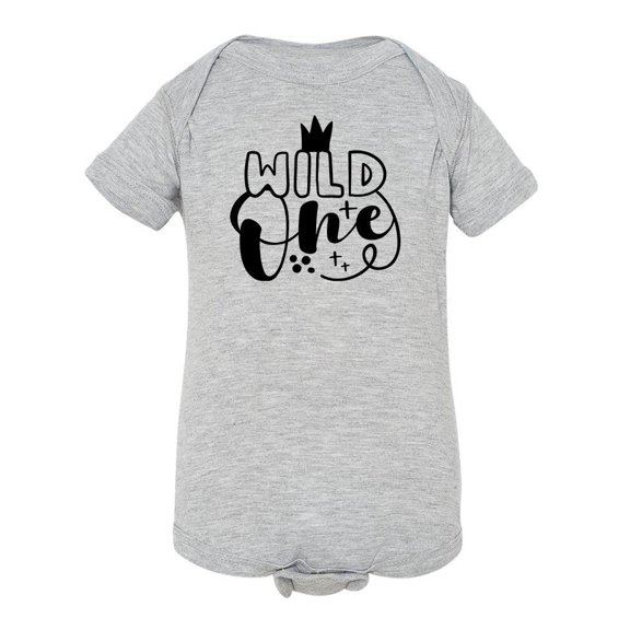 Wild One Little Crown Bodysuit Infant -Image by Shutterstock,  12 Months