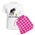 thumbnail image 5 of CafePress - Boston Terrier Life Women's Light Pajamas - Women's Short Sleeve Print T-Shirt and Pants Light Cotton Pajama Set, 5 of 7