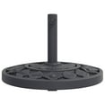 thumbnail image 2 of vidaXL Base de Parasol pour Poteaux de 38 / 48 mm 9 kg Demi-Rond, 2 of 5