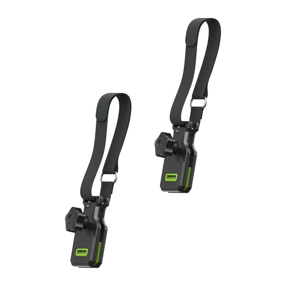 RVGUARD RV Awning Clamps, Upgraded Camper Awning Clip, UV Stabilized Nylon Material, Heavy-Duty Anti-Slip Pads, Prevents Tearing & Flapping, Strong Holding Power, 2 Pack