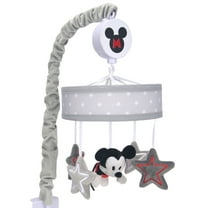 Lambs & Ivy Disney Baby Magical Mickey Mouse Musical Baby Crib Mobile - Gray