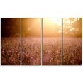 thumbnail image 2 of Brown Tinged Lavender Field Sunset - Floral Canvas Art Print, 2 of 3