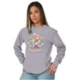 thumbnail image 3 of Smurfs Take Care Of Each Other Women's Long Sleeve T Shirt Brisco Brands S, 3 of 6