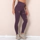 thumbnail image 1 of MKLEKYY Leggings para mujer, pantalones de yoga lavados de color liso con cortes rotos, leggings capri deportivos de cintura alta sin costuras, pantalones de fitness con efecto lifting, 1 of 4