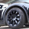 thumbnail image 4 of Eruseay 20 Inches Wheel Hubcap Black fits Tesla Model Y 2018-2024, 4 Pack, 4 of 7
