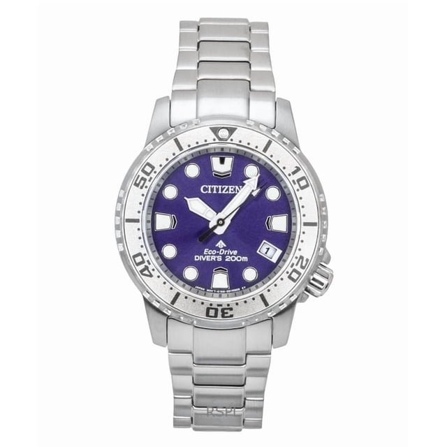 Citizen Reloj Promaster Dive Eco-Drive de Acero Inoxidable con Esfera Morada EO2027-50X para Mujer, 200 M