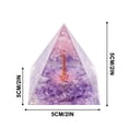 thumbnail image 2 of CxhicLuv Three-Dimensional Crystal Energy Tower, Natural Stone Pyramids with Vibrant Multicolor Design, Decorative Crystal Figurines for Christmas & Home Decor, Wellness and Prosperity Gift, 2 of 5