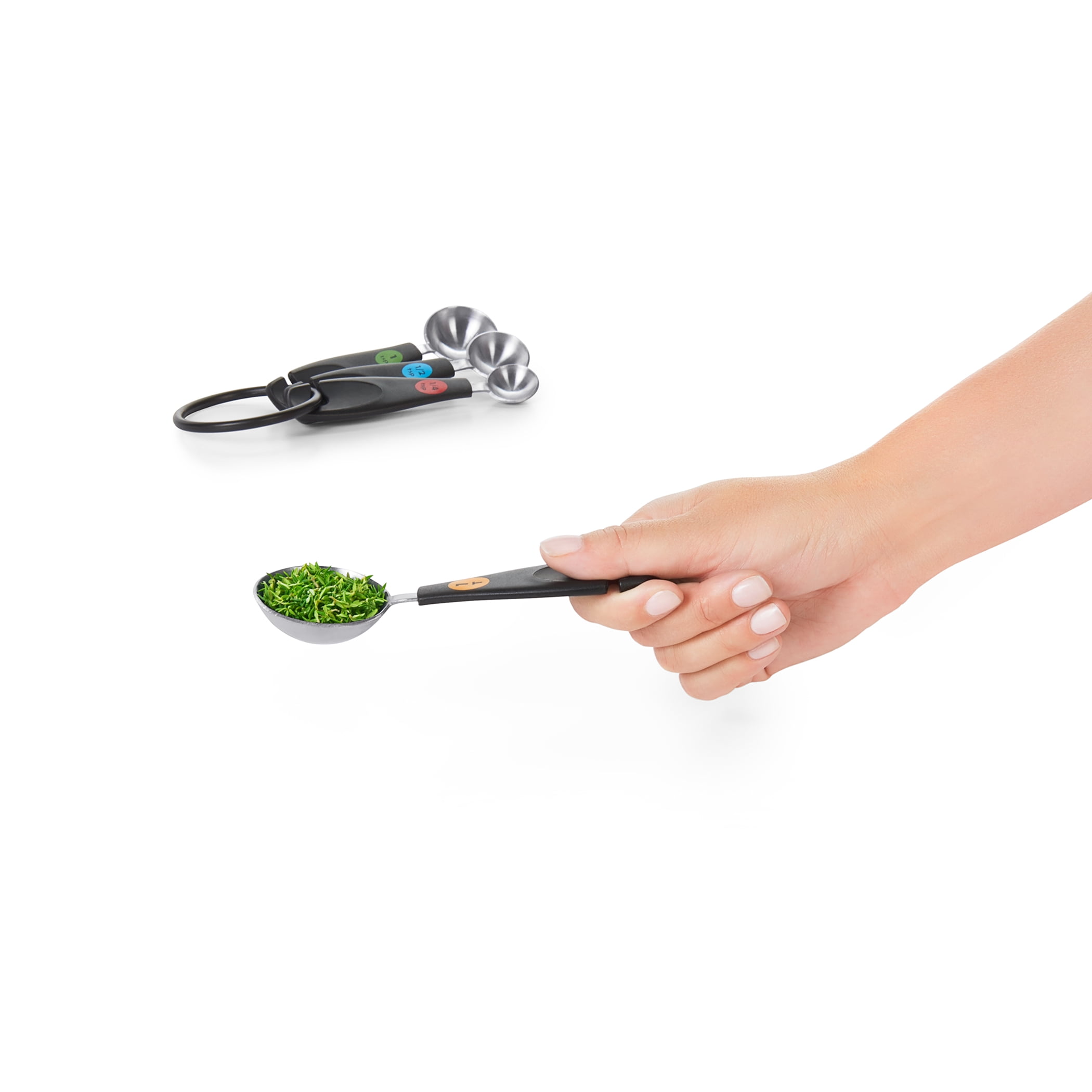 OXO Softworks Stainless Steel 4 Piece Measuring Table Spoons