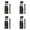 4Pcs, variant on VKLU Gold Mirror Chrome Paint Pen, Metallic Liquid Marker for Monument Inscriptions & Creative Crafts, Weather Resistant Tombstone Repair Touch-up Pen