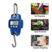 Electronic Digital Crane Scale Weight 300 Kg Stainless Steel Heavy Duty Hanging Hook Scales ,Easy to Operate