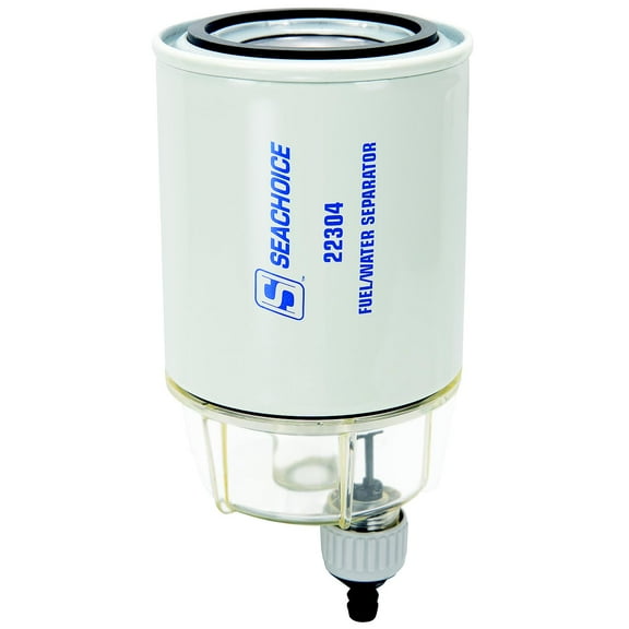 Seachoice 22303 – Water Separating Fuel Filter with Clear Bowl